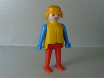 Playmobil 10x Klicky Figuren blau & gelbe Haare 