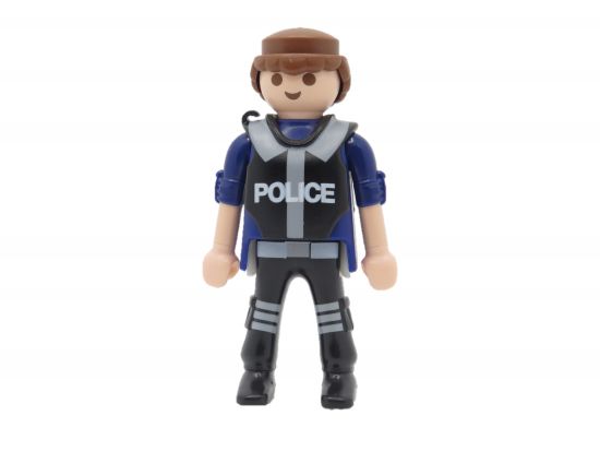 Mann Polizist Speedboot Mann Polizist Speedboot