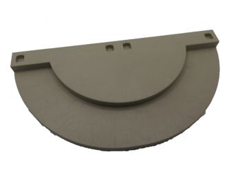 Bodenplatte halbrund