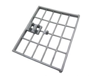 Tür links Gittertür